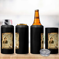Vintage Newspaper Rosa Parks 4 in 1 Can Cooler Tumbler Civil Rights Hero