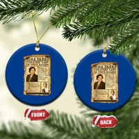 Vintage Newspaper Rosa Parks Ceramic Ornament Civil Rights Hero
