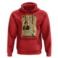 Vintage Newspaper Rosa Parks Hoodie Civil Rights Hero