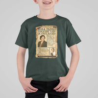 Vintage Newspaper Rosa Parks T Shirt For Kid Civil Rights Hero