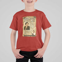 Vintage Newspaper Rosa Parks T Shirt For Kid Civil Rights Hero