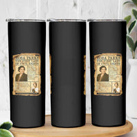 Vintage Newspaper Rosa Parks Skinny Tumbler Civil Rights Hero