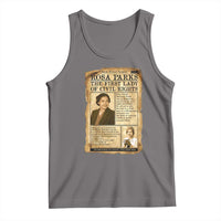 Vintage Newspaper Rosa Parks Tank Top Civil Rights Hero