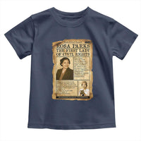 Vintage Newspaper Rosa Parks Toddler T Shirt Civil Rights Hero
