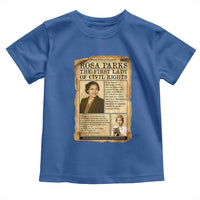 Vintage Newspaper Rosa Parks Toddler T Shirt Civil Rights Hero
