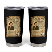 Vintage Newspaper Rosa Parks Tumbler Cup Civil Rights Hero