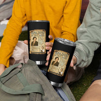 Vintage Newspaper Rosa Parks Tumbler Cup Civil Rights Hero