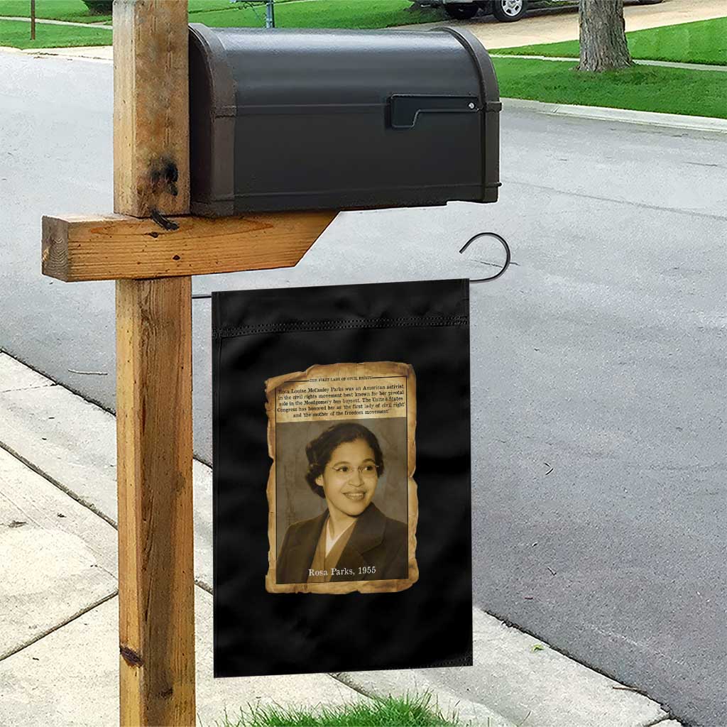 Vintage Rosa Parks Garden Flag First Lady Of Civil Rights