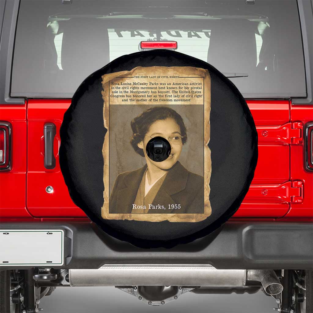 Vintage Rosa Parks Spare Tire Cover First Lady Of Civil Rights