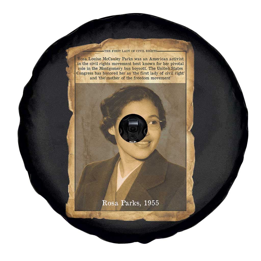 Vintage Rosa Parks Spare Tire Cover First Lady Of Civil Rights