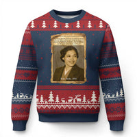 Vintage Rosa Parks Ugly Christmas Sweater First Lady Of Civil Rights