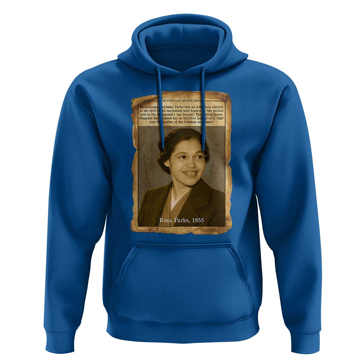 Vintage Rosa Parks Hoodie First Lady Of Civil Rights