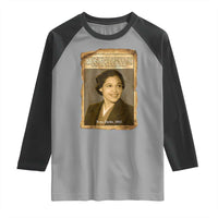 Vintage Rosa Parks Raglan Shirt First Lady Of Civil Rights