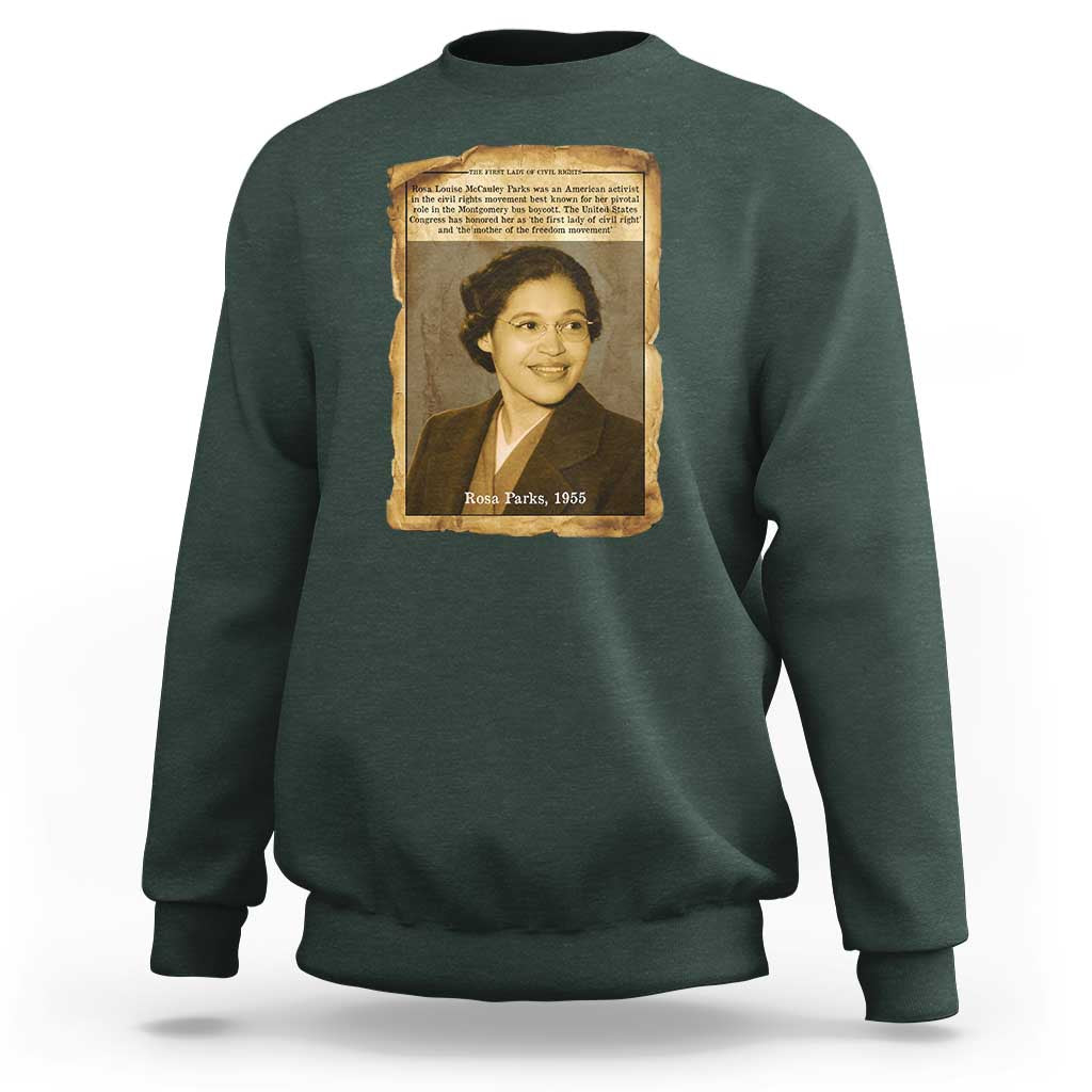 Vintage Rosa Parks Sweatshirt First Lady Of Civil Rights