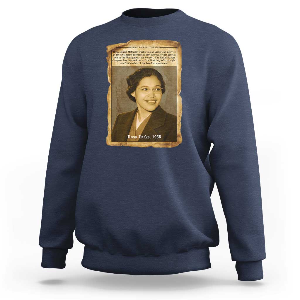Vintage Rosa Parks Sweatshirt First Lady Of Civil Rights