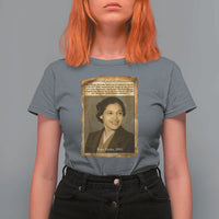 Vintage Rosa Parks T Shirt For Women First Lady Of Civil Rights