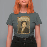 Vintage Rosa Parks T Shirt For Women First Lady Of Civil Rights