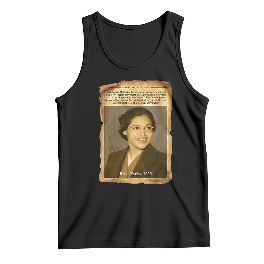 Vintage Rosa Parks Tank Top First Lady Of Civil Rights