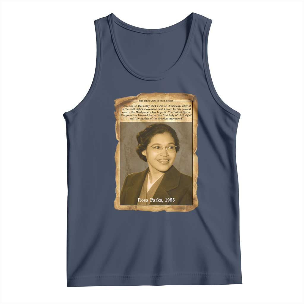 Vintage Rosa Parks Tank Top First Lady Of Civil Rights