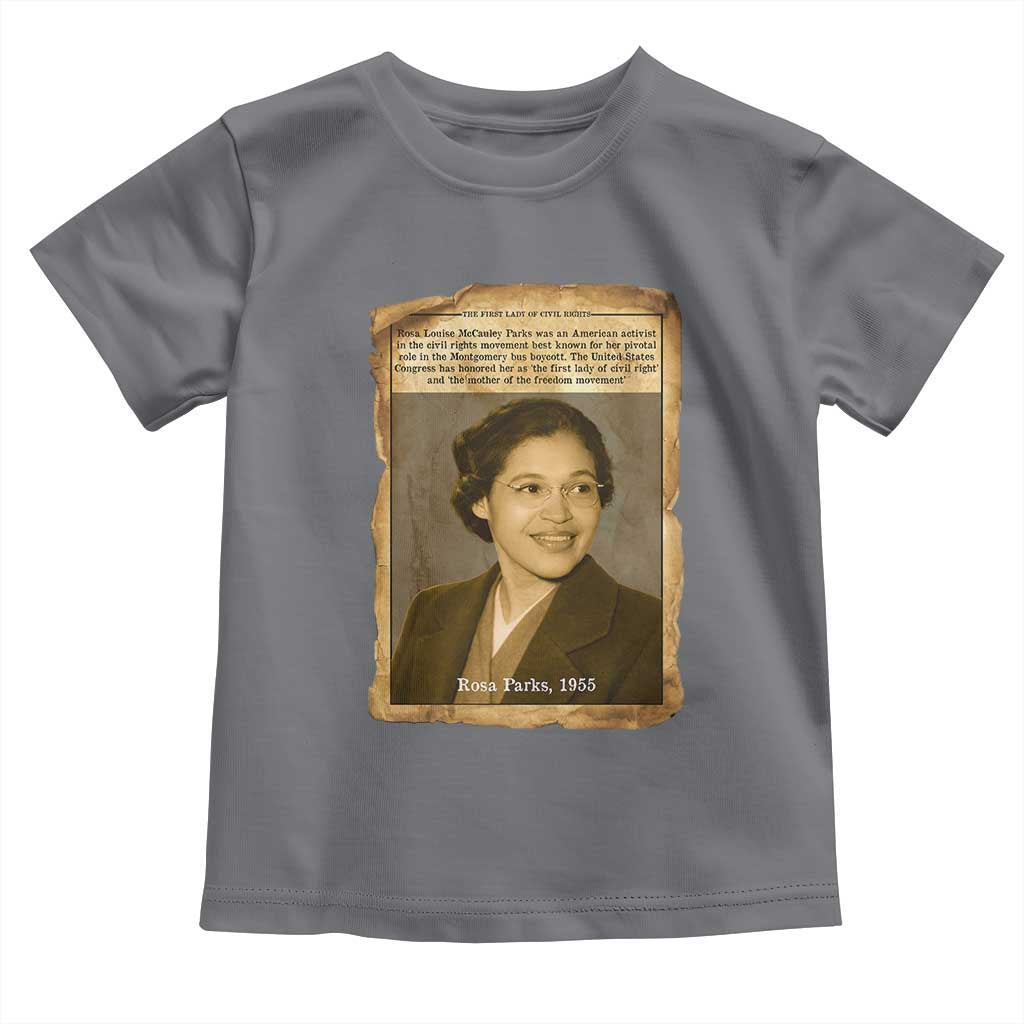 Vintage Rosa Parks Toddler T Shirt First Lady Of Civil Rights