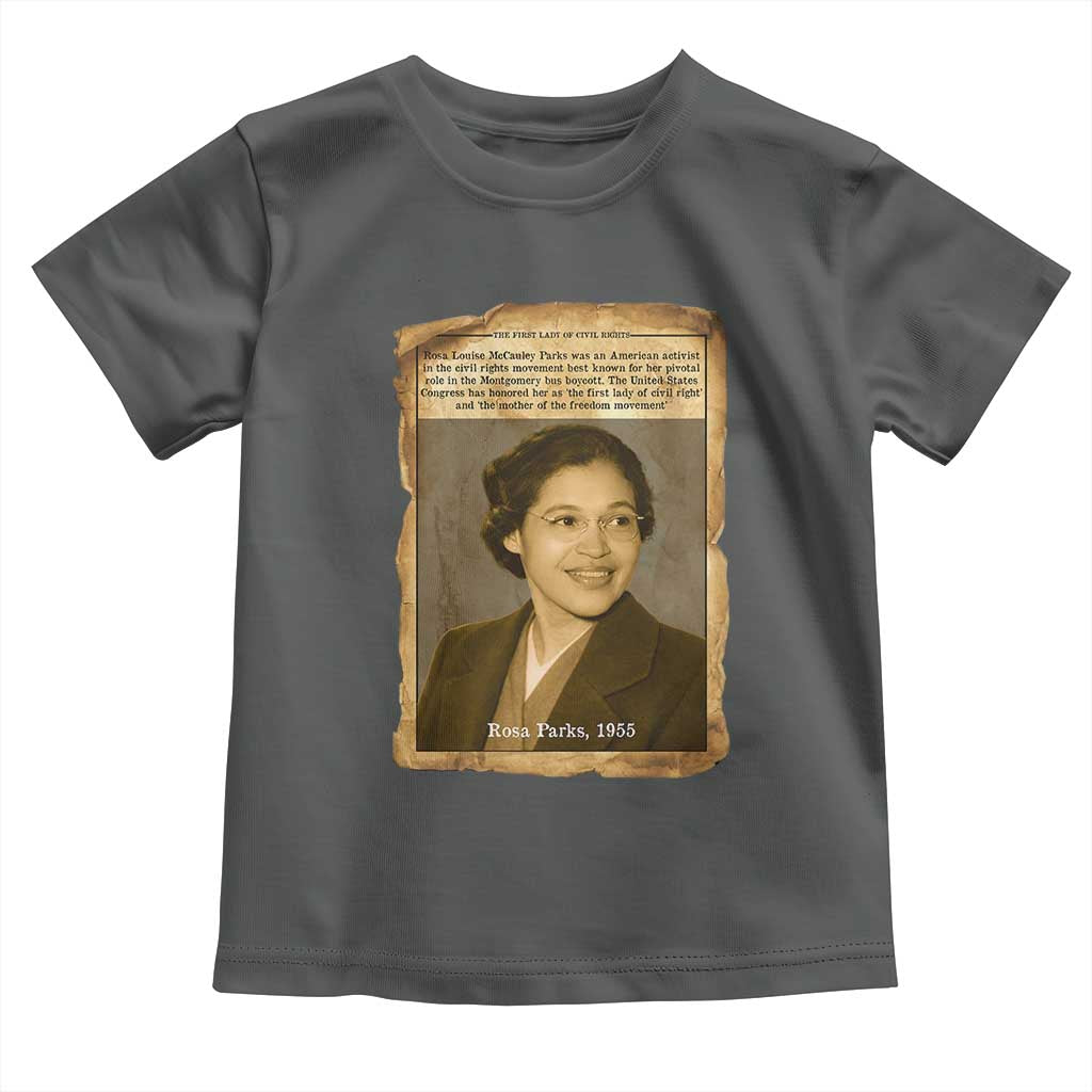 Vintage Rosa Parks Toddler T Shirt First Lady Of Civil Rights