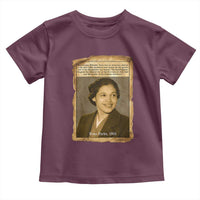 Vintage Rosa Parks Toddler T Shirt First Lady Of Civil Rights