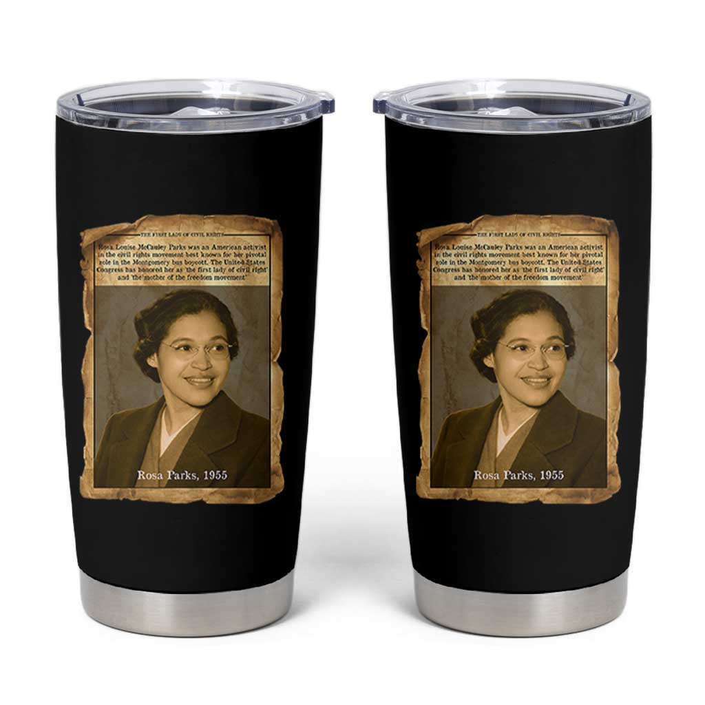 Vintage Rosa Parks Tumbler Cup First Lady Of Civil Rights