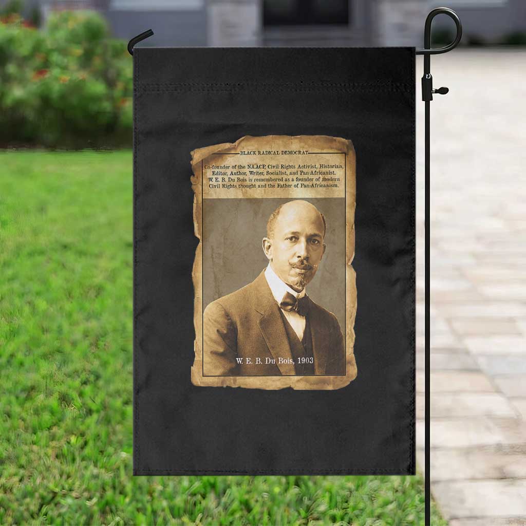 Vintage Newspaper W E B Du Bois Garden Flag Civil Rights Pioneer