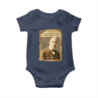 Vintage Newspaper W E B Du Bois Baby Onesie Civil Rights Pioneer