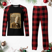 Vintage Newspaper W E B Du Bois Plaid Pajama Set Civil Rights Pioneer