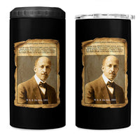Vintage Newspaper W E B Du Bois 4 in 1 Can Cooler Tumbler Civil Rights Pioneer