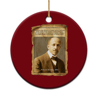 Vintage Newspaper W E B Du Bois Ceramic Ornament Civil Rights Pioneer