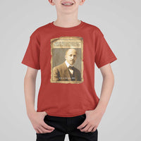 Vintage Newspaper W E B Du Bois T Shirt For Kid Civil Rights Pioneer