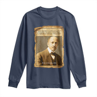 Vintage Newspaper W E B Du Bois Long Sleeve Shirt Civil Rights Pioneer