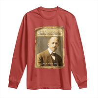 Vintage Newspaper W E B Du Bois Long Sleeve Shirt Civil Rights Pioneer