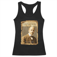 Vintage Newspaper W E B Du Bois Racerback Tank Top Civil Rights Pioneer