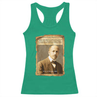 Vintage Newspaper W E B Du Bois Racerback Tank Top Civil Rights Pioneer