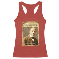 Vintage Newspaper W E B Du Bois Racerback Tank Top Civil Rights Pioneer