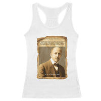 Vintage Newspaper W E B Du Bois Racerback Tank Top Civil Rights Pioneer