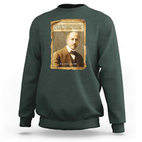 Vintage Newspaper W E B Du Bois Sweatshirt Civil Rights Pioneer