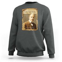 Vintage Newspaper W E B Du Bois Sweatshirt Civil Rights Pioneer