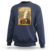 Vintage Newspaper W E B Du Bois Sweatshirt Civil Rights Pioneer
