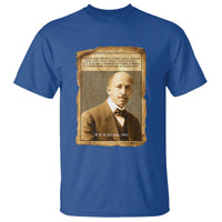 Vintage Newspaper W E B Du Bois T Shirt Civil Rights Pioneer