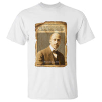 Vintage Newspaper W E B Du Bois T Shirt Civil Rights Pioneer