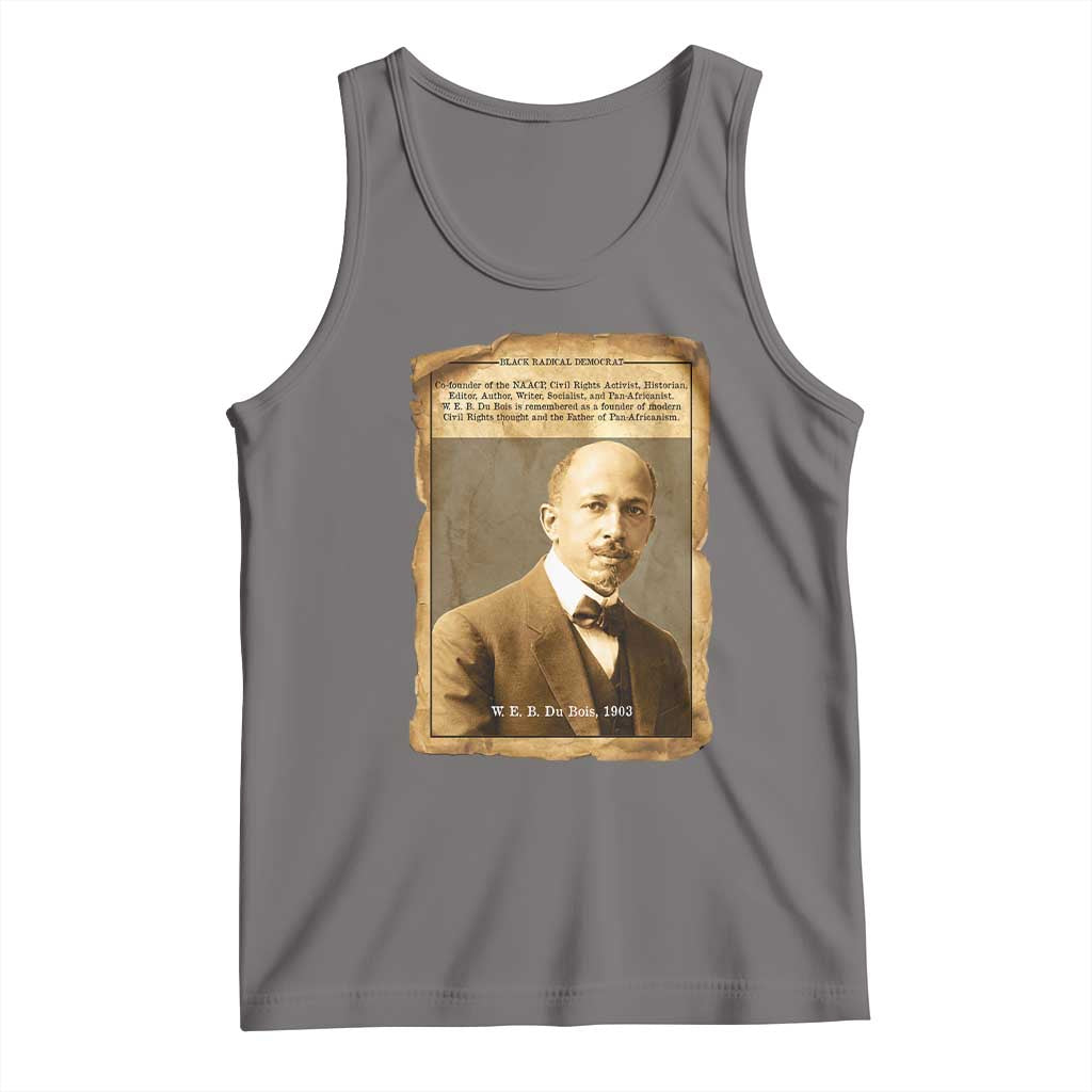 Vintage Newspaper W E B Du Bois Tank Top Civil Rights Pioneer