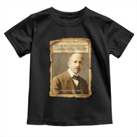Vintage Newspaper W E B Du Bois Toddler T Shirt Civil Rights Pioneer