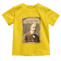 Vintage Newspaper W E B Du Bois Toddler T Shirt Civil Rights Pioneer
