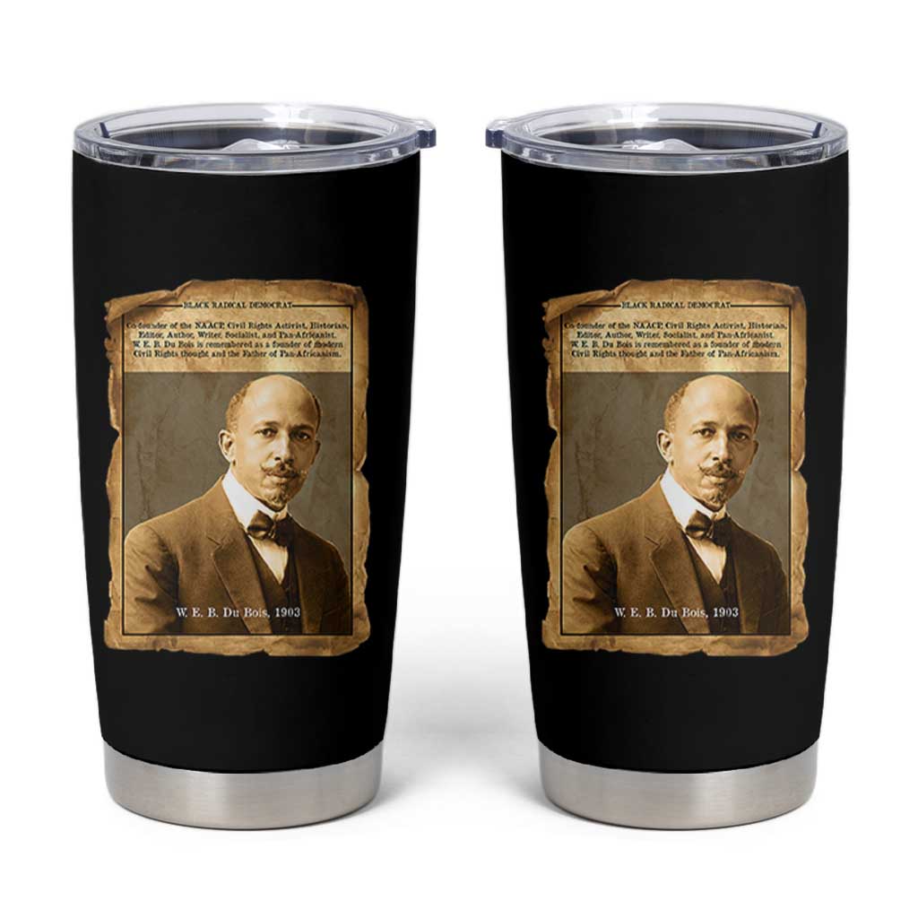 Vintage Newspaper W E B Du Bois Tumbler Cup Civil Rights Pioneer