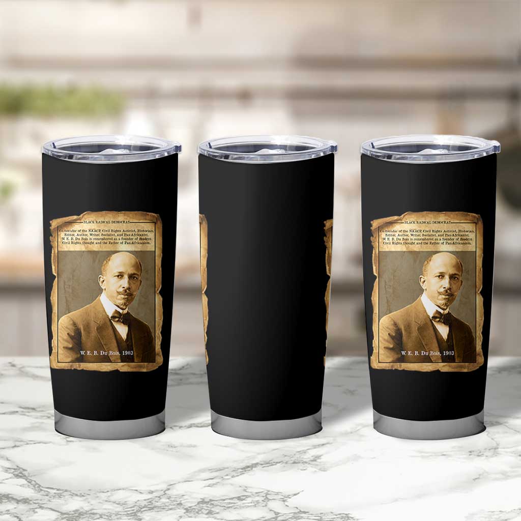 Vintage Newspaper W E B Du Bois Tumbler Cup Civil Rights Pioneer