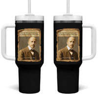 Vintage Newspaper W E B Du Bois Tumbler With Handle Civil Rights Pioneer